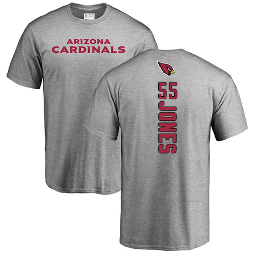 Arizona Cardinals Men Ash Chandler Jones Backer NFL Football #55 T Shirt